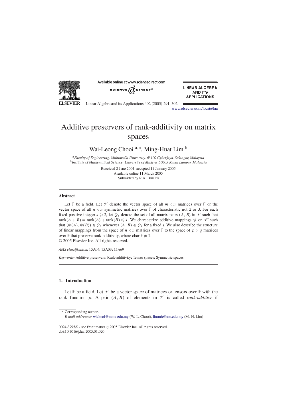 Additive preservers of rank-additivity on matrix spaces