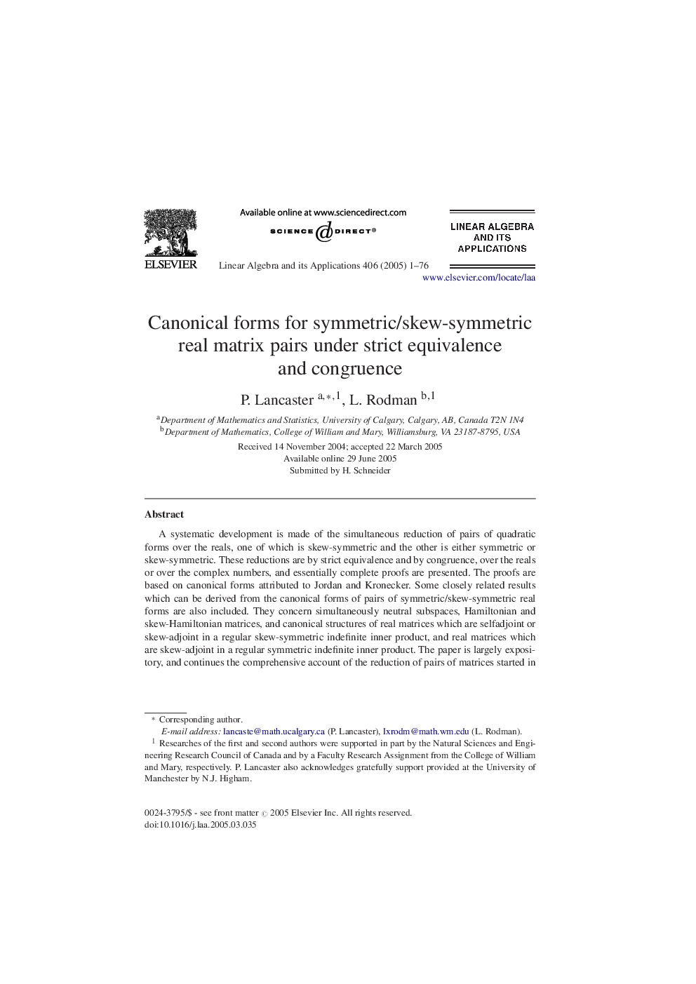 Canonical forms for symmetric/skew-symmetric real matrix pairs under strict equivalence and congruence