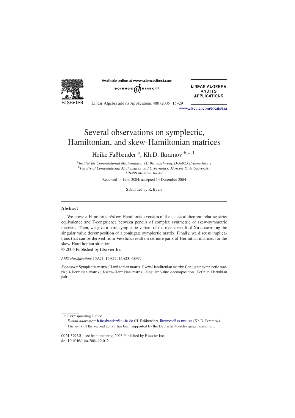 Several observations on symplectic, Hamiltonian, and skew-Hamiltonian matrices