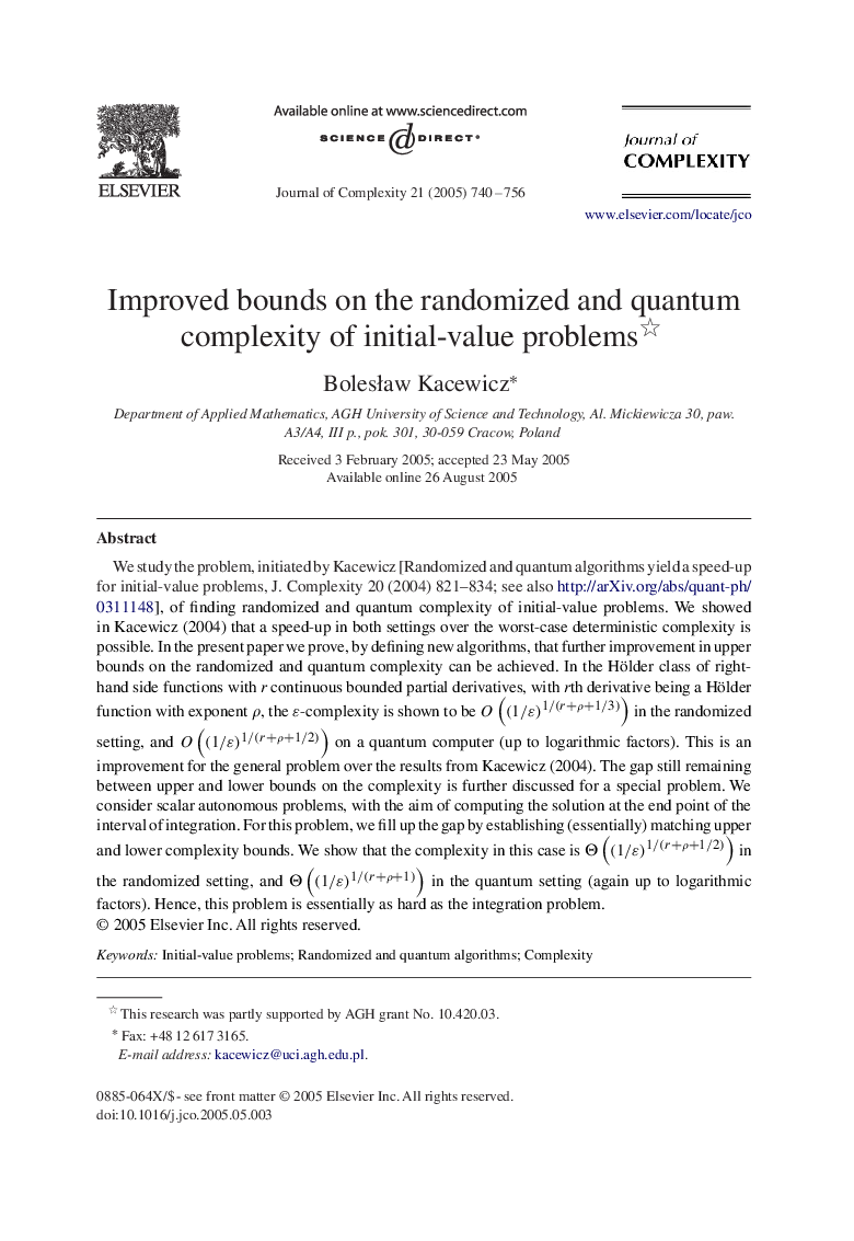 Improved bounds on the randomized and quantum complexity of initial-value problems