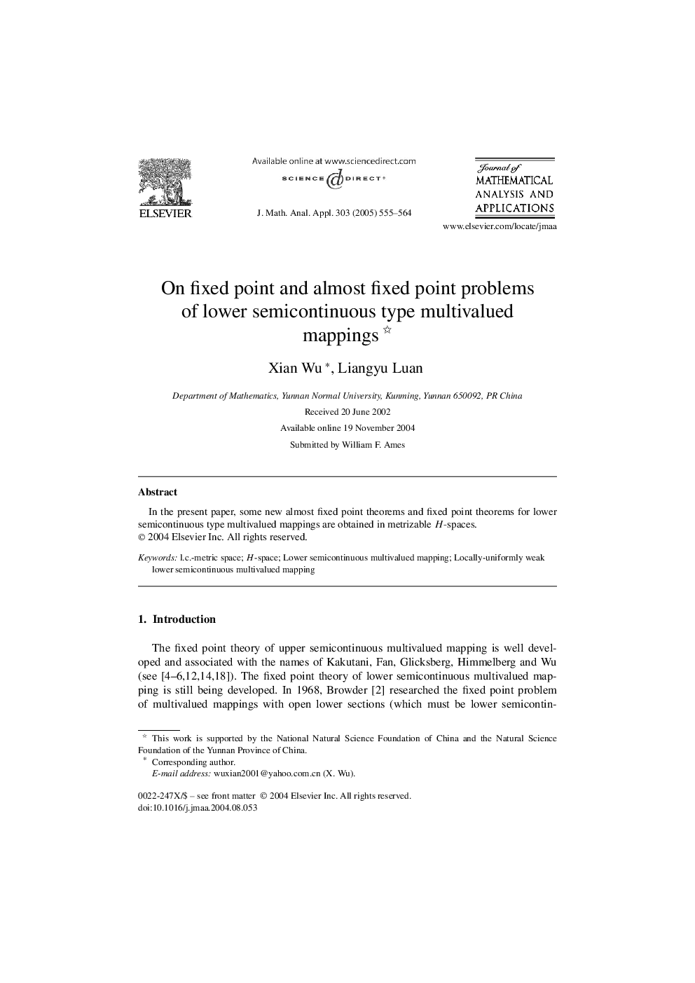 On fixed point and almost fixed point problems of lower semicontinuous type multivalued mappings