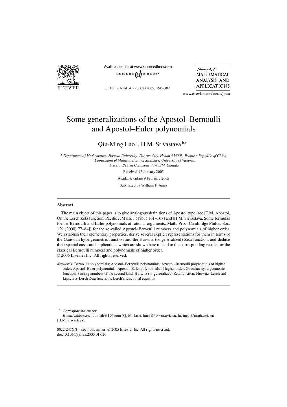 Some generalizations of the Apostol-Bernoulli and Apostol-Euler polynomials