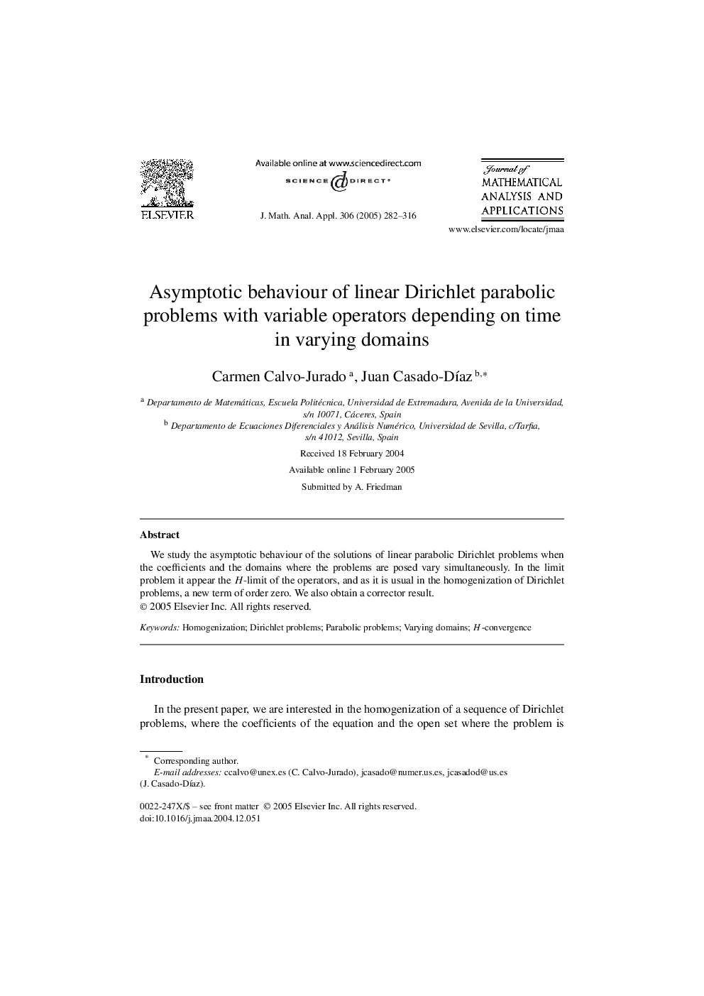 Asymptotic behaviour of linear Dirichlet parabolic problems with variable operators depending on time in varying domains