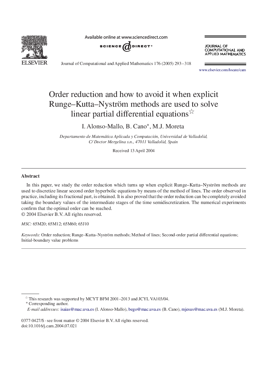 Order reduction and how to avoid it when explicit Runge-Kutta-Nyström methods are used to solve linear partial differential equations