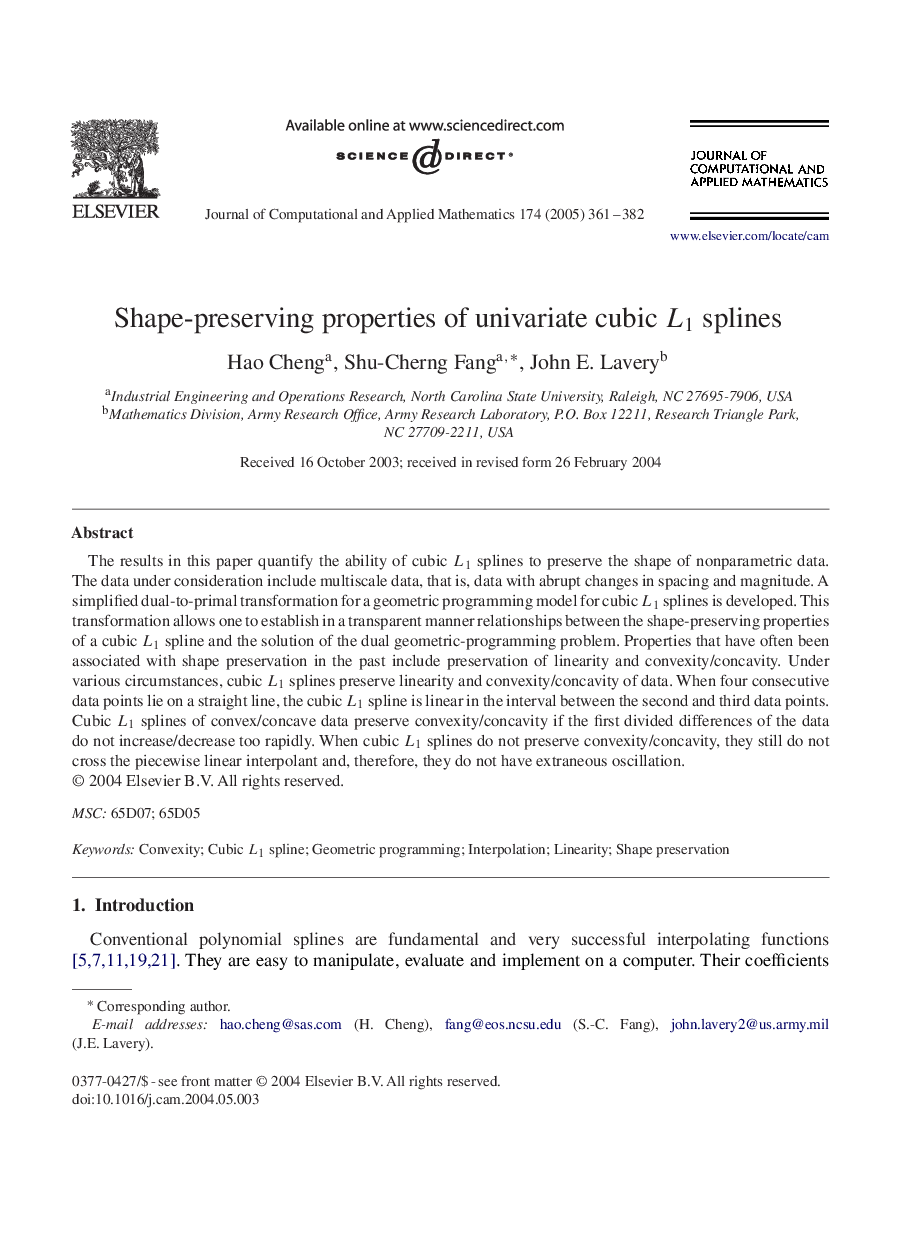 Shape-preserving properties of univariate cubic L1 splines