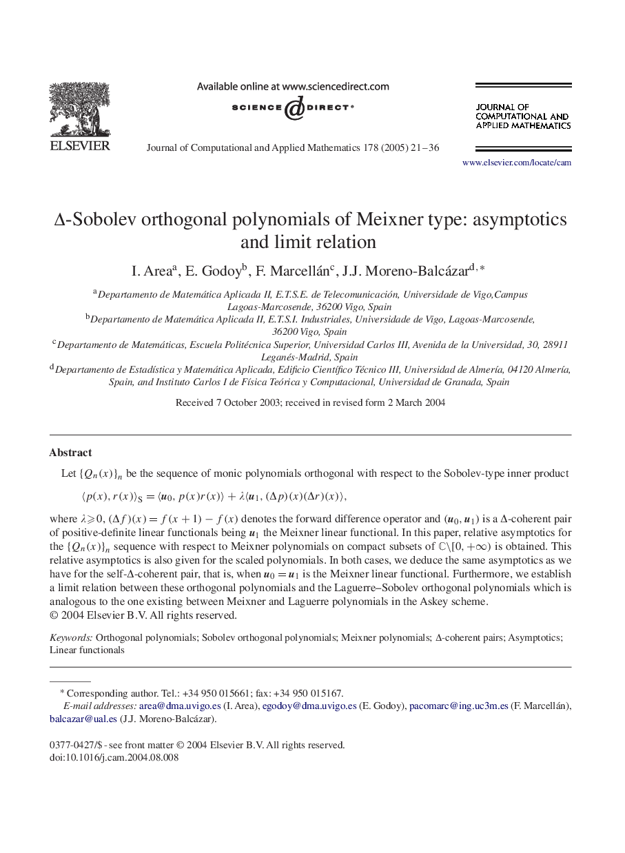 Î-Sobolev orthogonal polynomials of Meixner type: asymptotics and limit relation