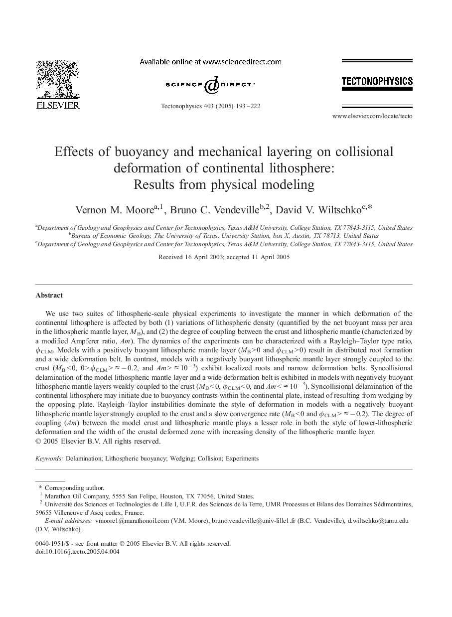 Effects of buoyancy and mechanical layering on collisional deformation of continental lithosphere: Results from physical modeling