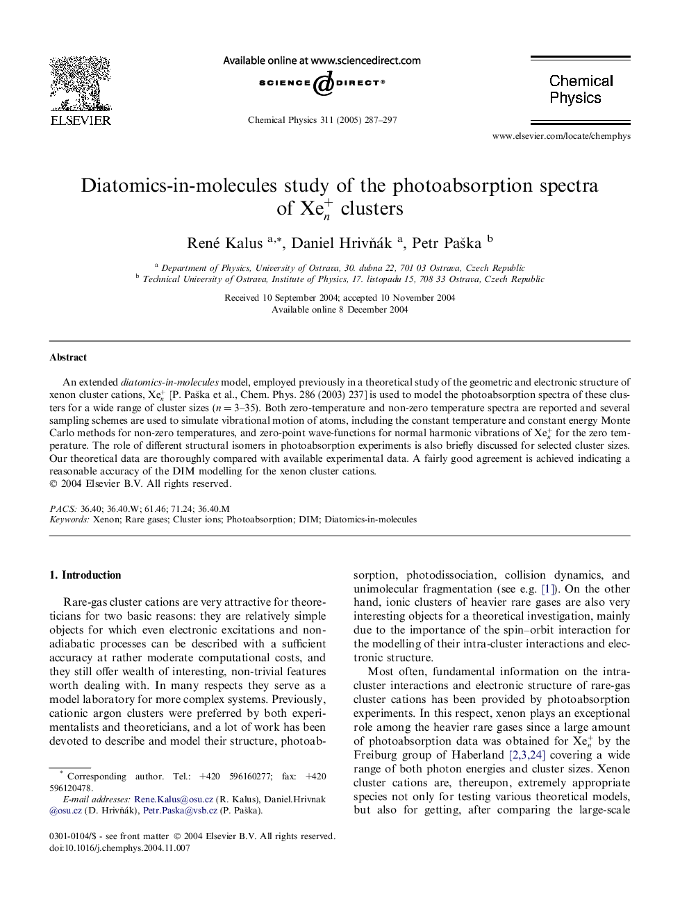 Diatomics-in-molecules study of the photoabsorption spectra of Xen+ clusters