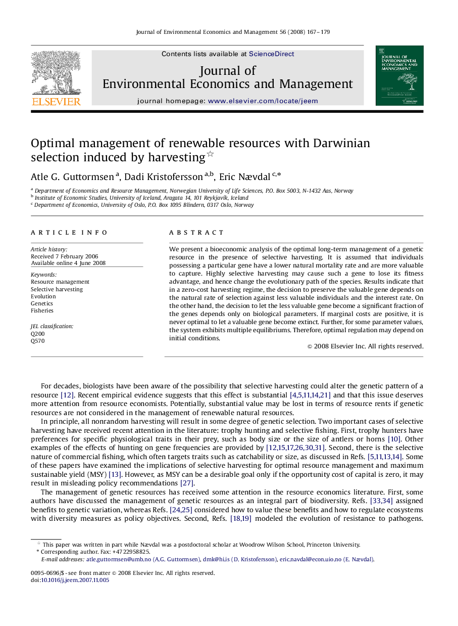 Optimal management of renewable resources with Darwinian selection induced by harvesting 