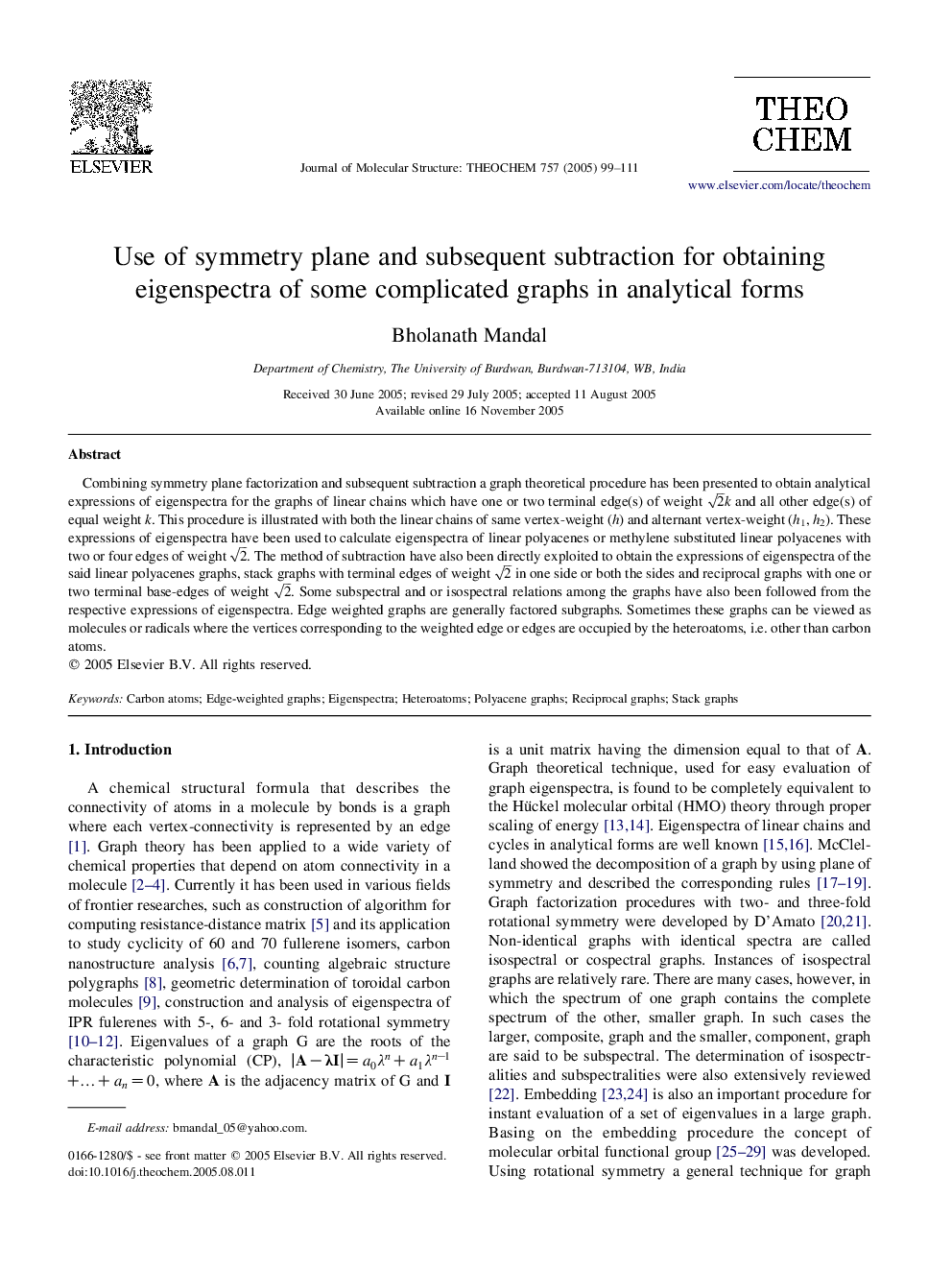 Use of symmetry plane and subsequent subtraction for obtaining eigenspectra of some complicated graphs in analytical forms