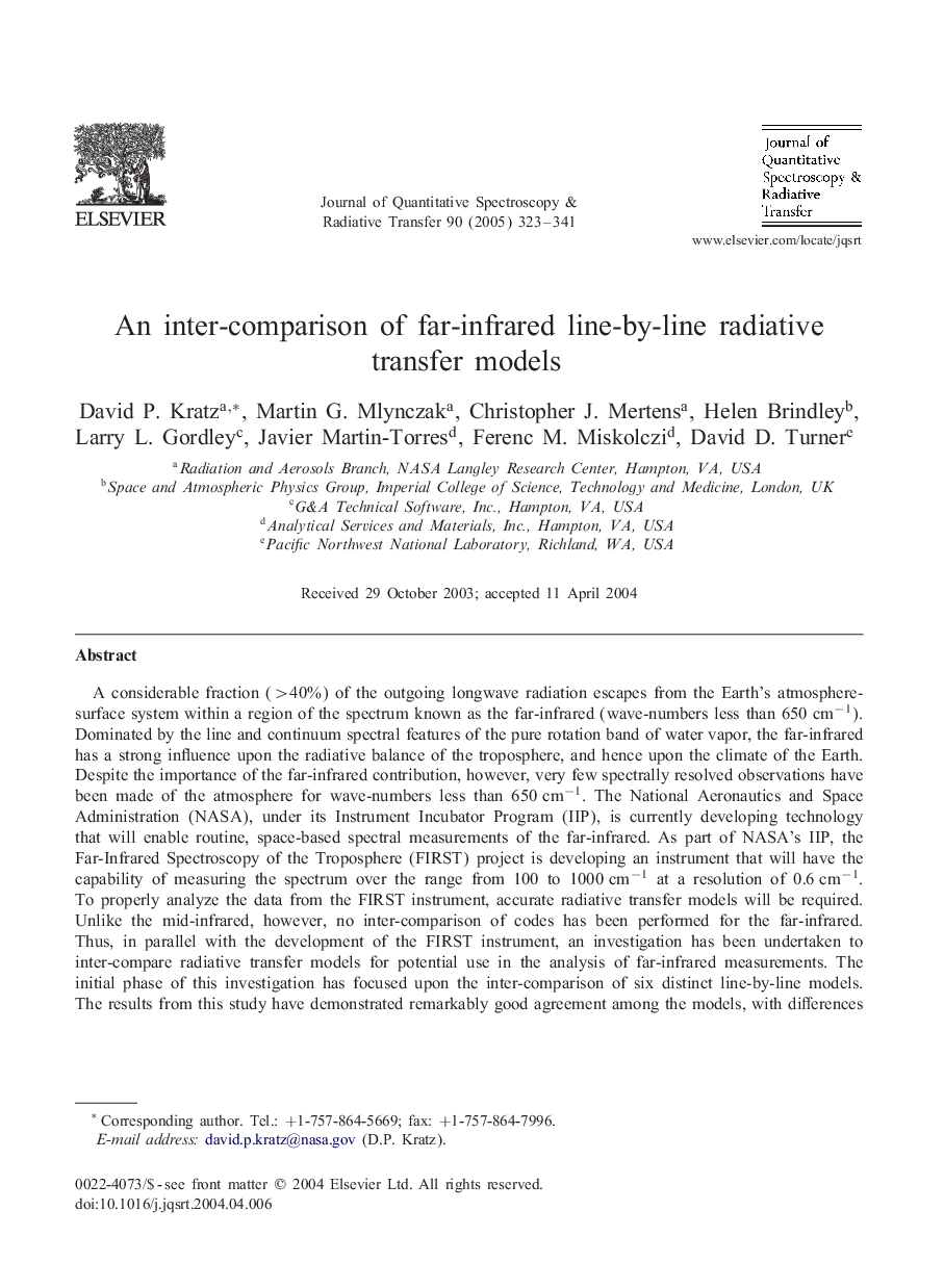 An inter-comparison of far-infrared line-by-line radiative transfer models