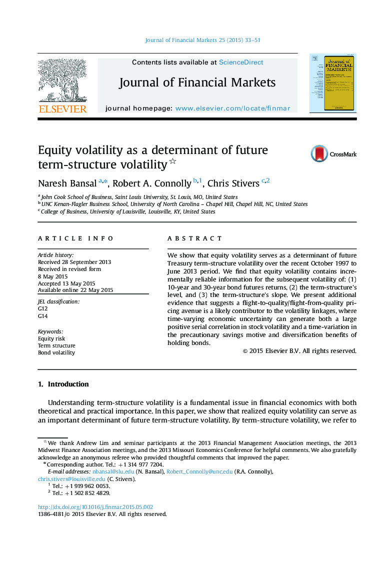 Equity volatility as a determinant of future term-structure volatility