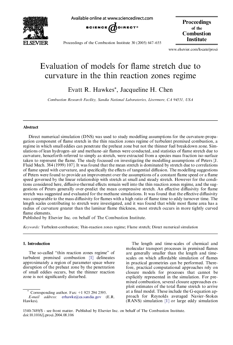 Evaluation of models for flame stretch due to curvature in the thin reaction zones regime