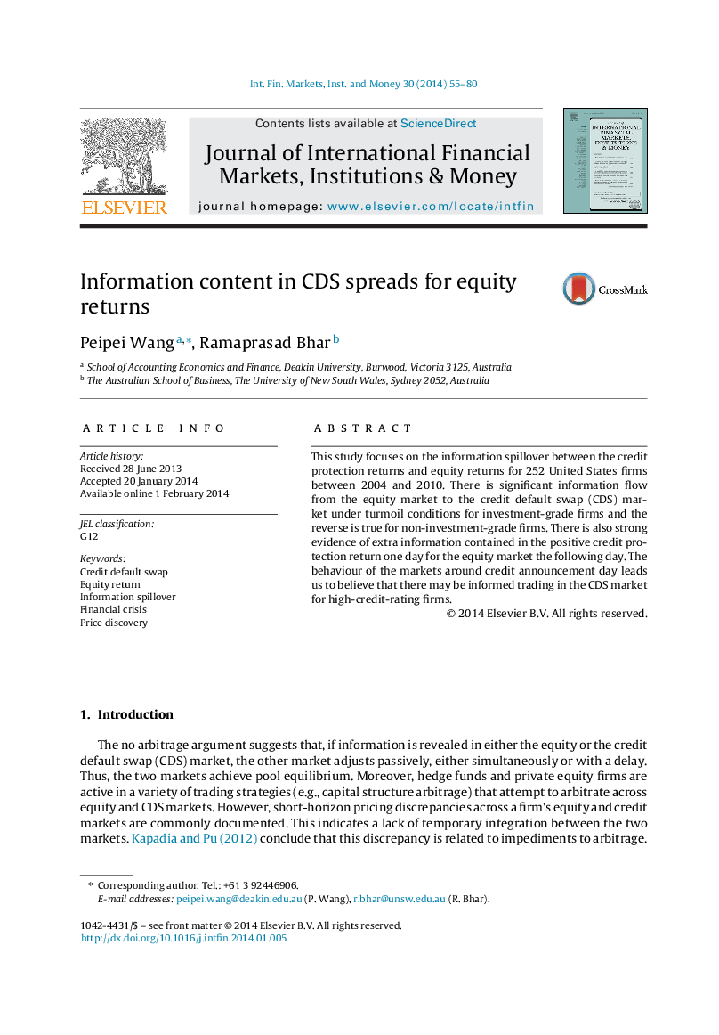 Information content in CDS spreads for equity returns