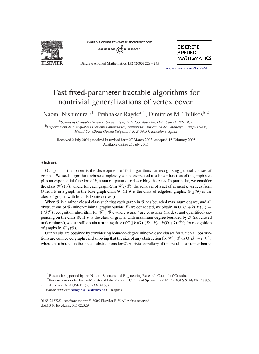 Fast fixed-parameter tractable algorithms for nontrivial generalizations of vertex cover