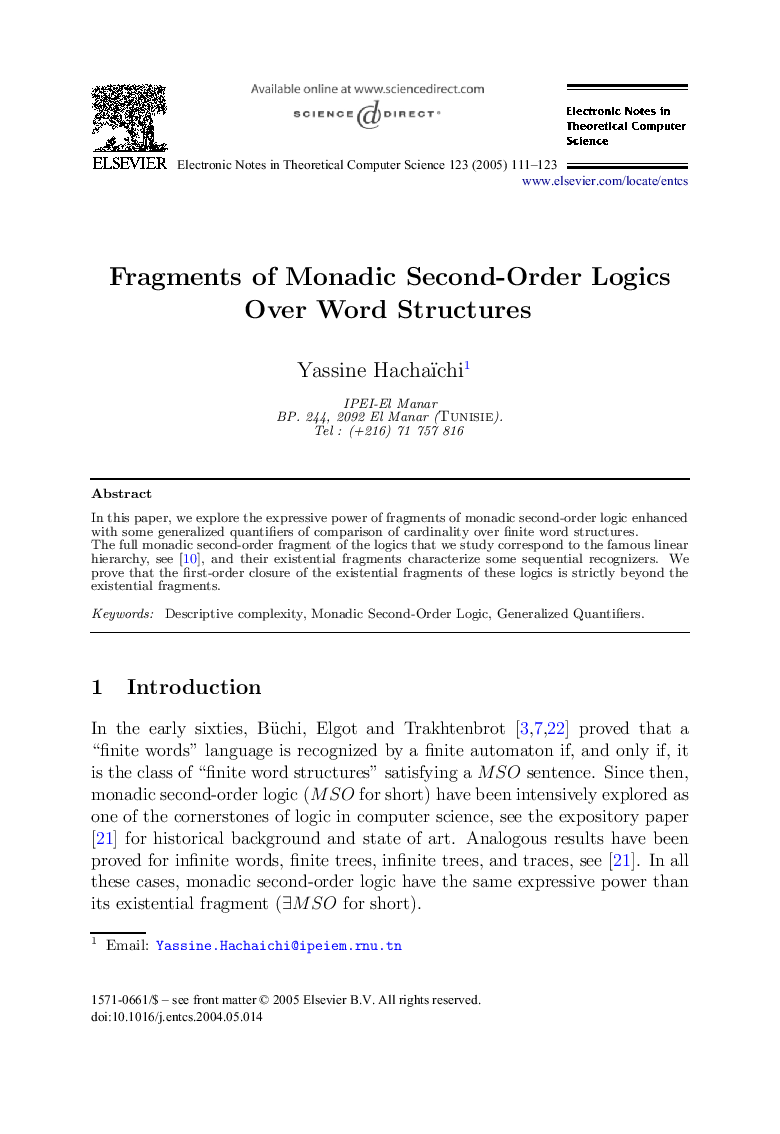 Fragments of Monadic Second-Order Logics Over Word Structures