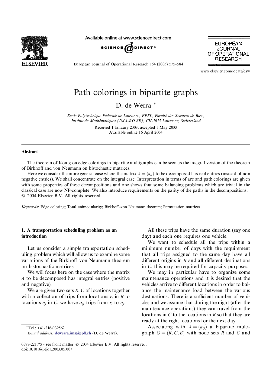 Path colorings in bipartite graphs