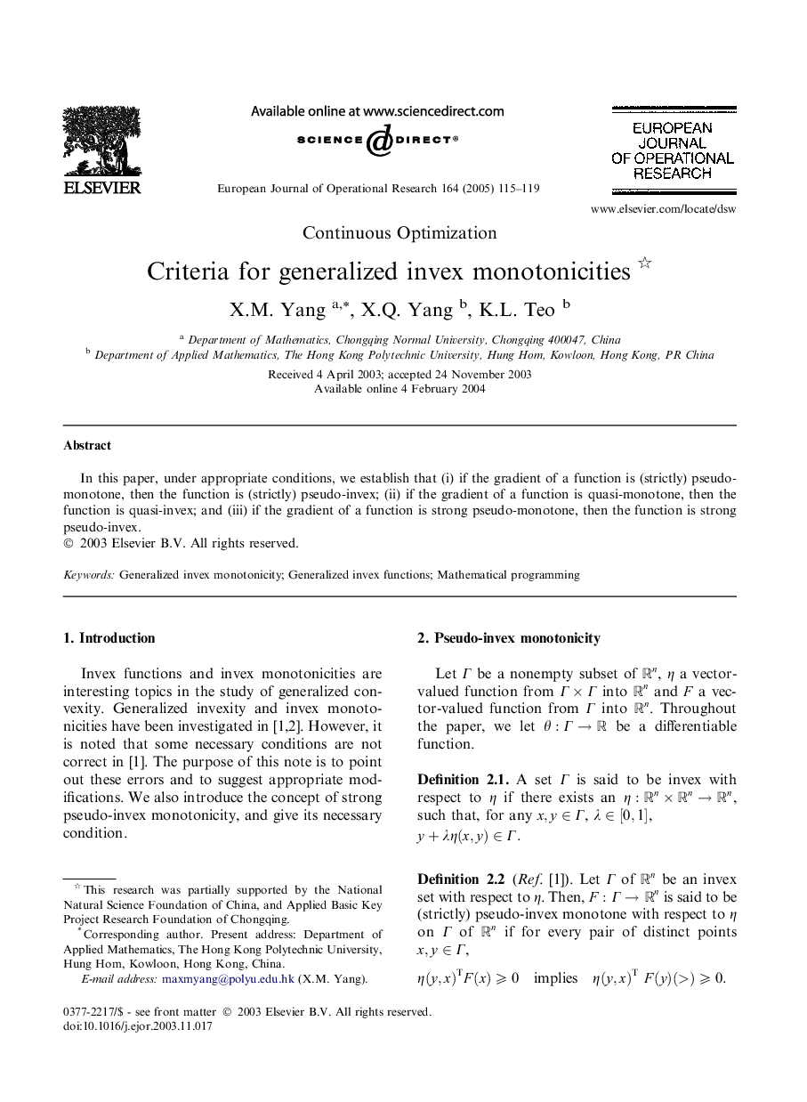 Criteria for generalized invex monotonicities