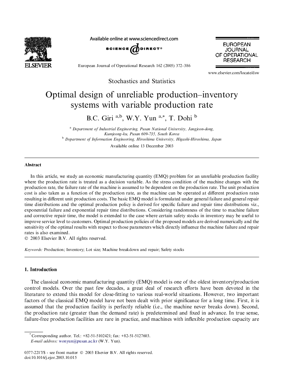 Optimal design of unreliable production-inventory systems with variable production rate