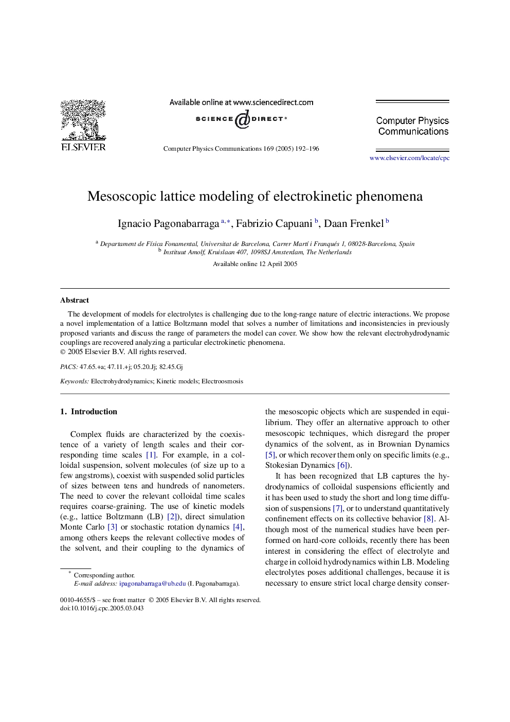 Mesoscopic lattice modeling of electrokinetic phenomena