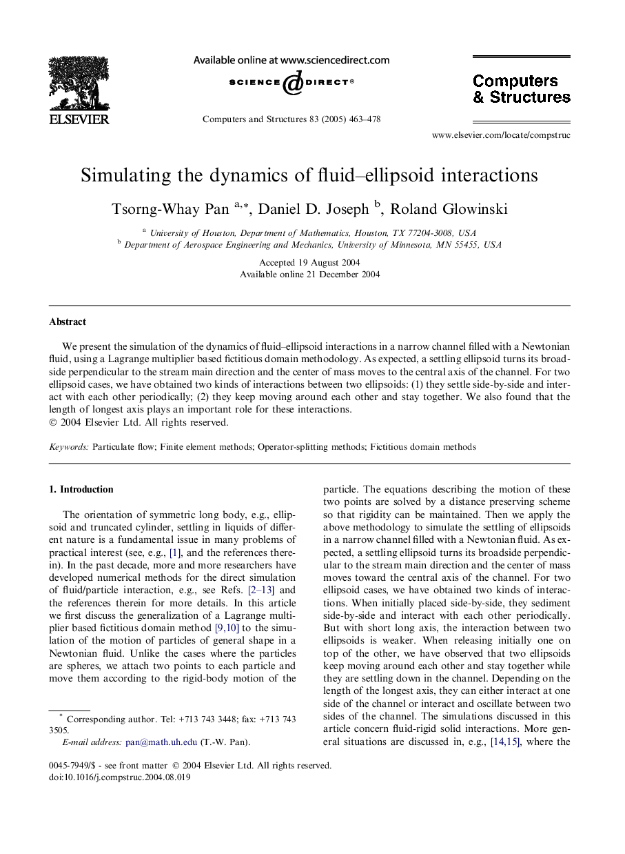 Simulating the dynamics of fluid-ellipsoid interactions