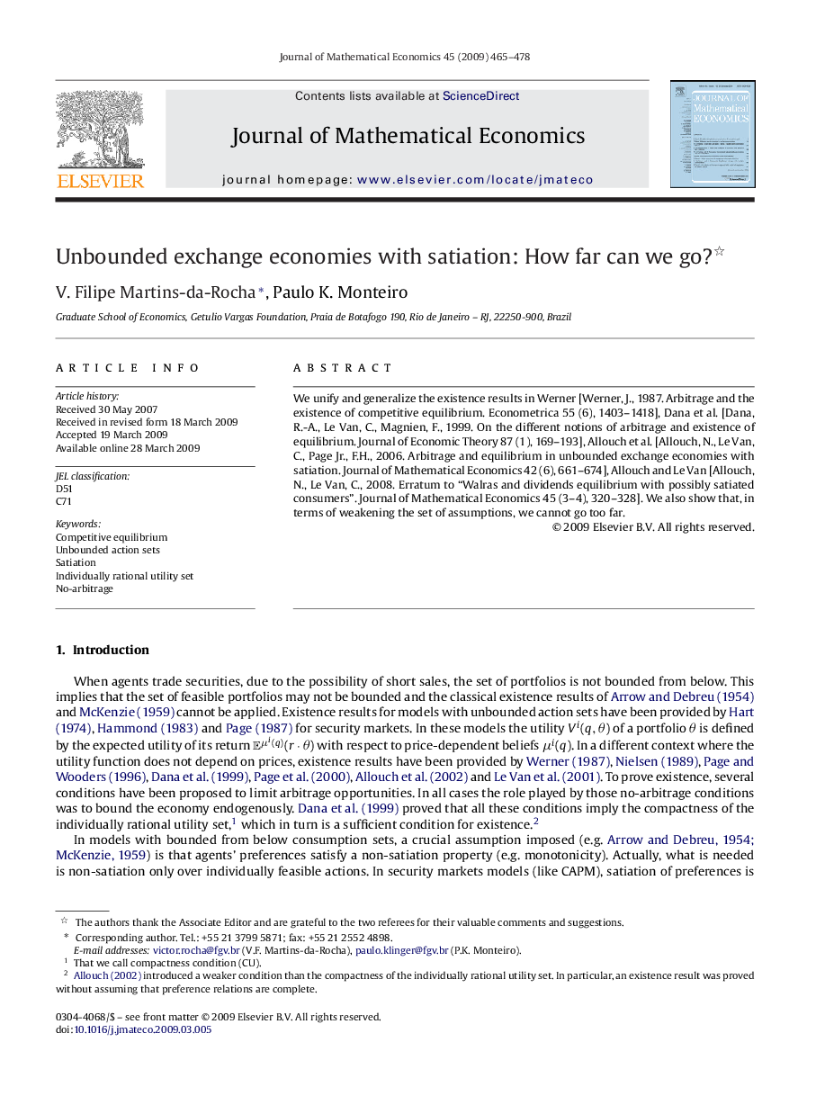 Unbounded exchange economies with satiation: How far can we go?