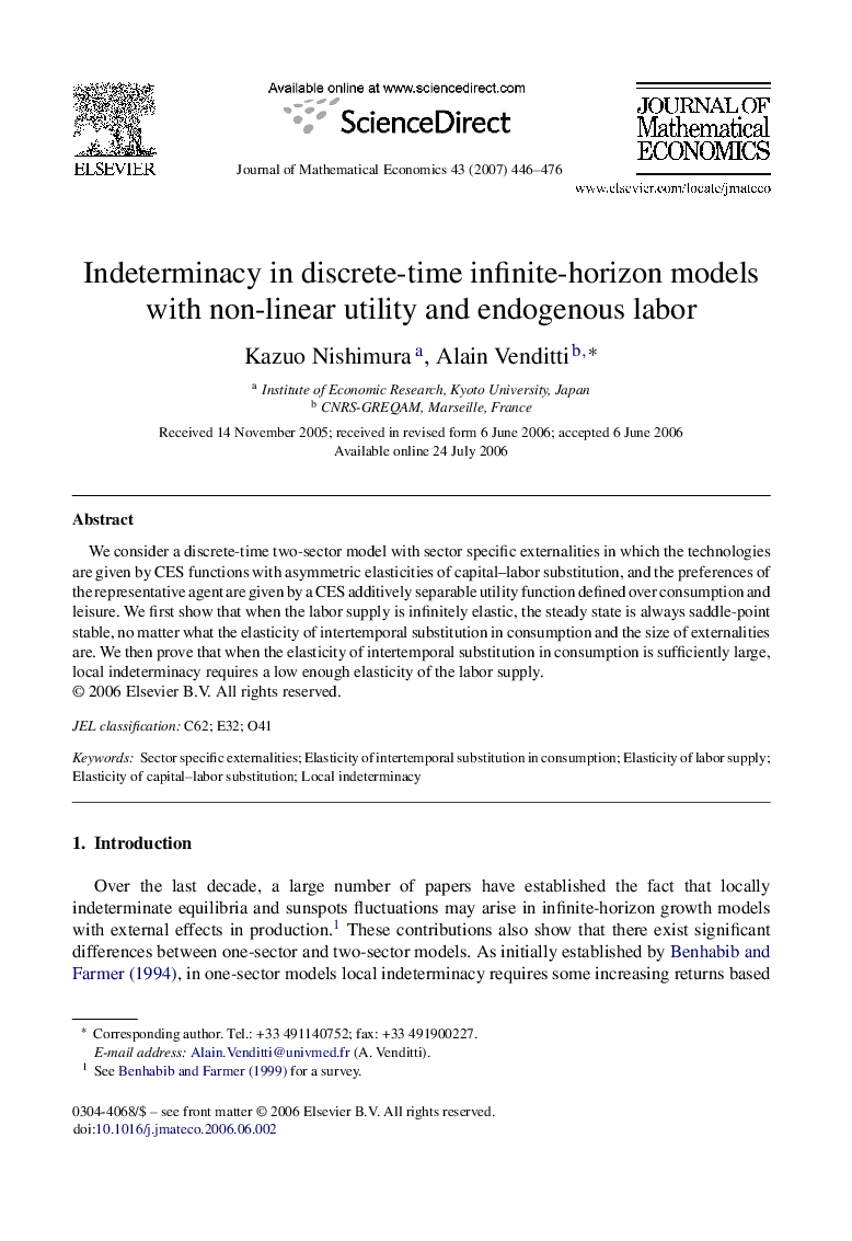 Indeterminacy in discrete-time infinite-horizon models with non-linear utility and endogenous labor