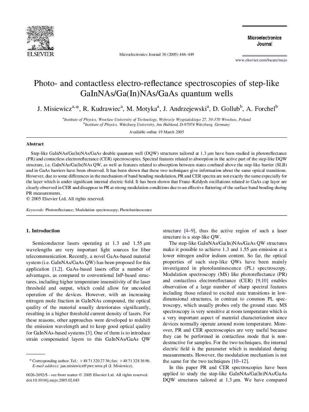 Photo- and contactless electro-reflectance spectroscopies of step-like GaInNAs/Ga(In)NAs/GaAs quantum wells