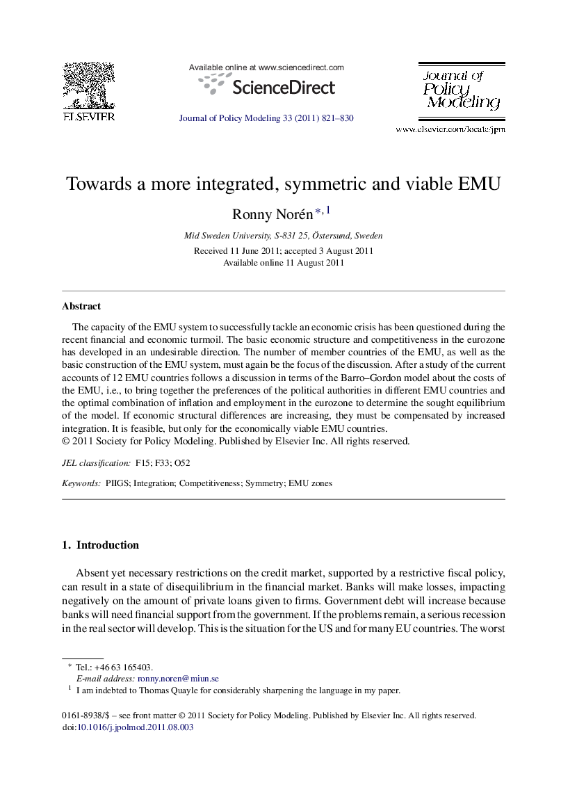 Towards a more integrated, symmetric and viable EMU