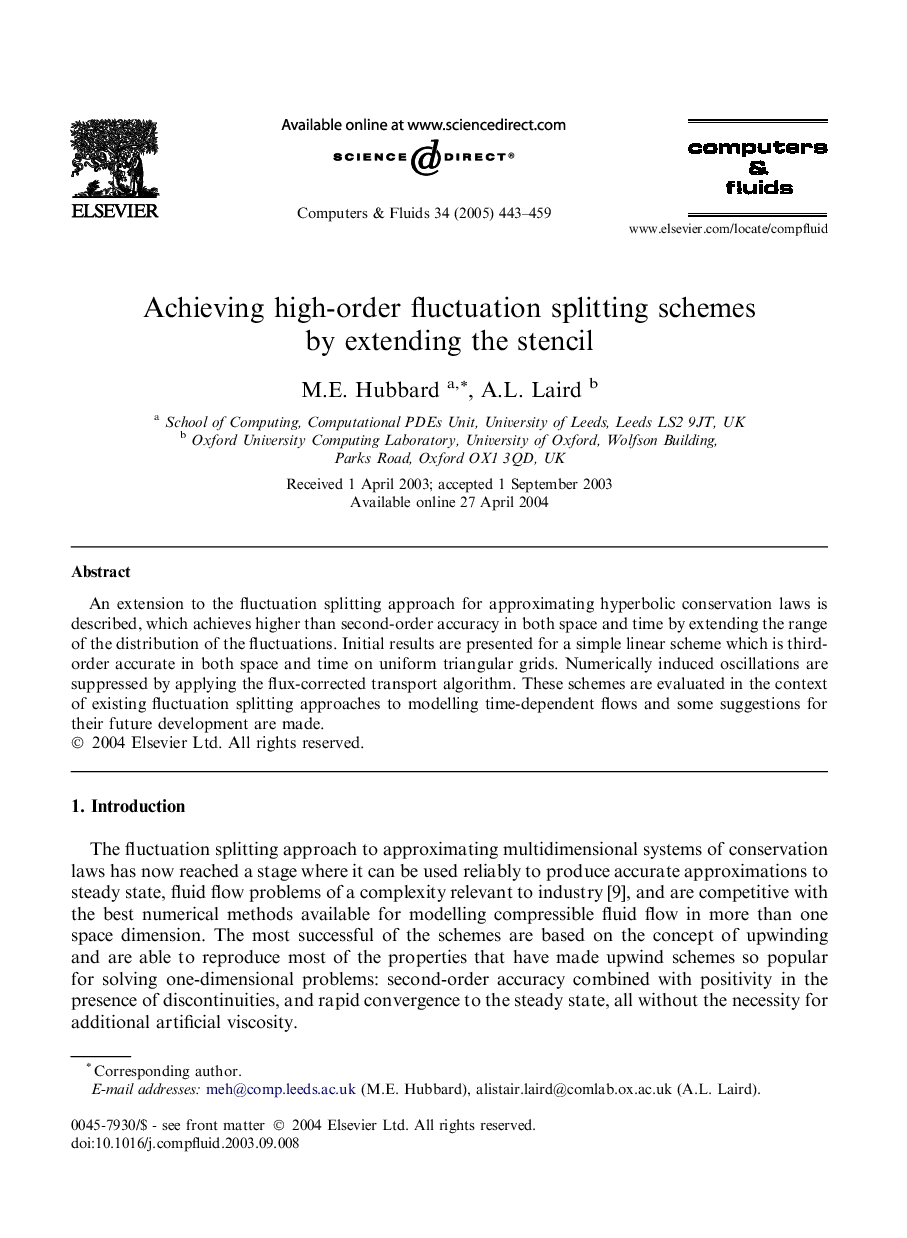 Achieving high-order fluctuation splitting schemes by extending the stencil