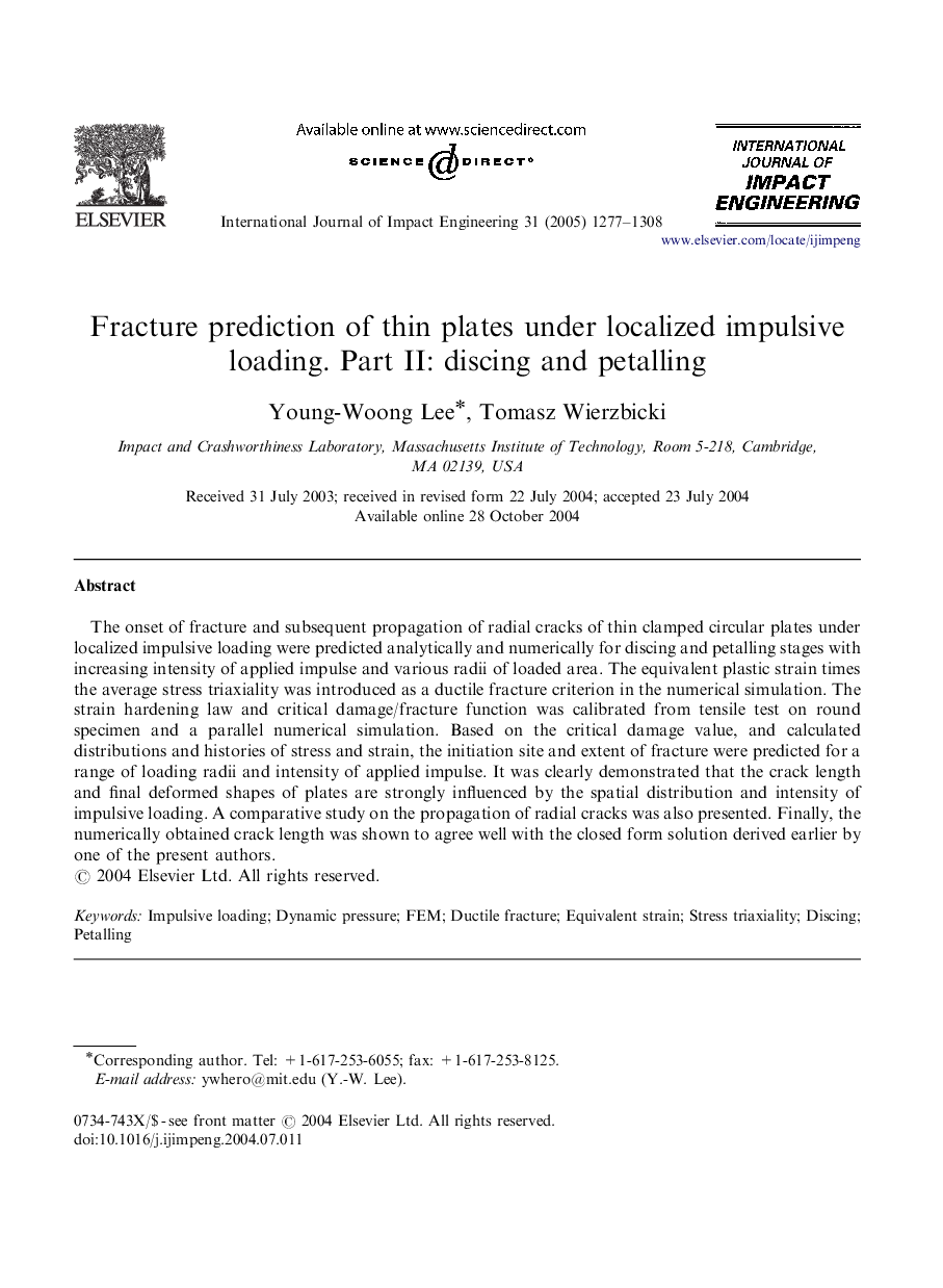 Fracture prediction of thin plates under localized impulsive loading. Part II: discing and petalling