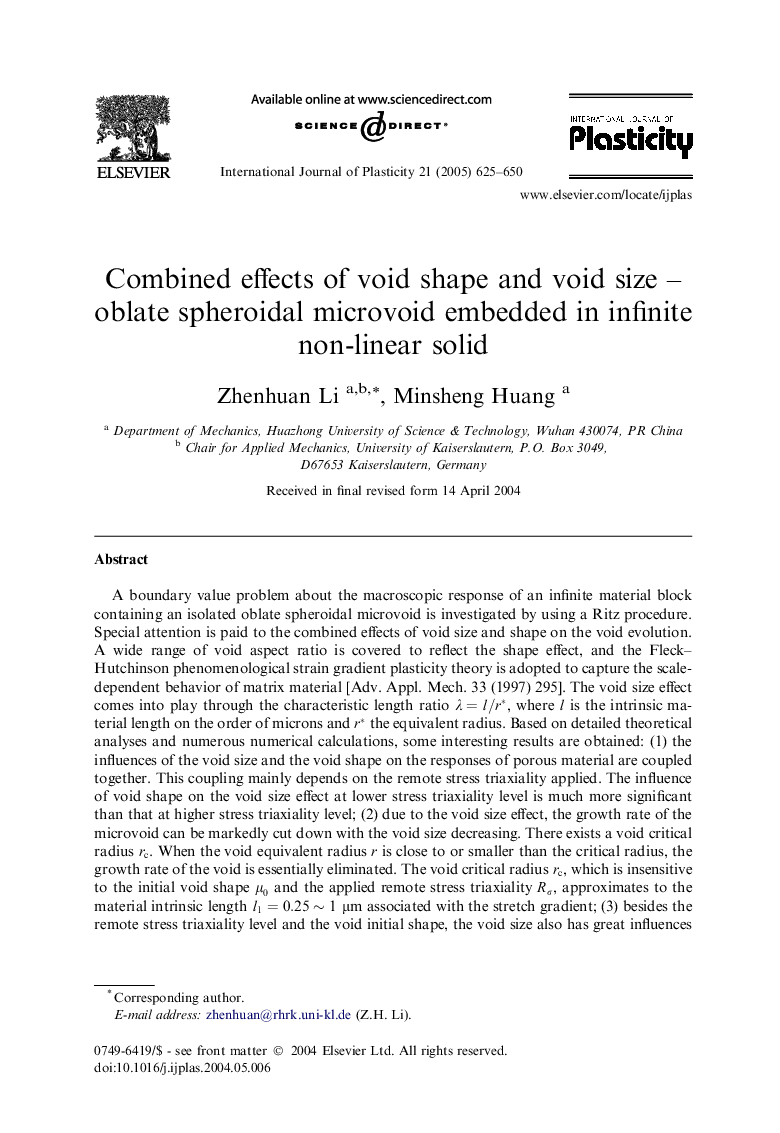Combined effects of void shape and void size - oblate spheroidal microvoid embedded in infinite non-linear solid