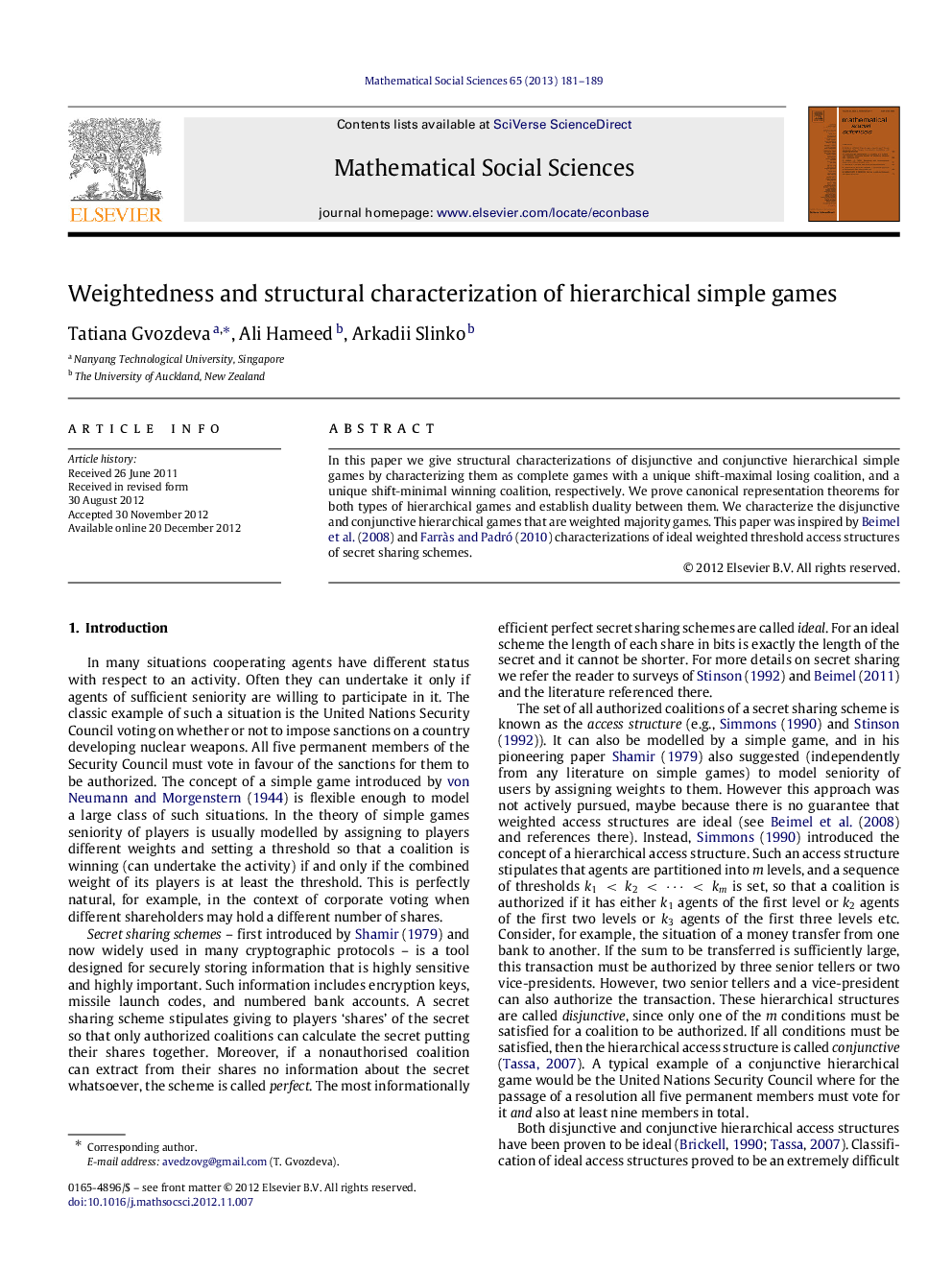 Weightedness and structural characterization of hierarchical simple games