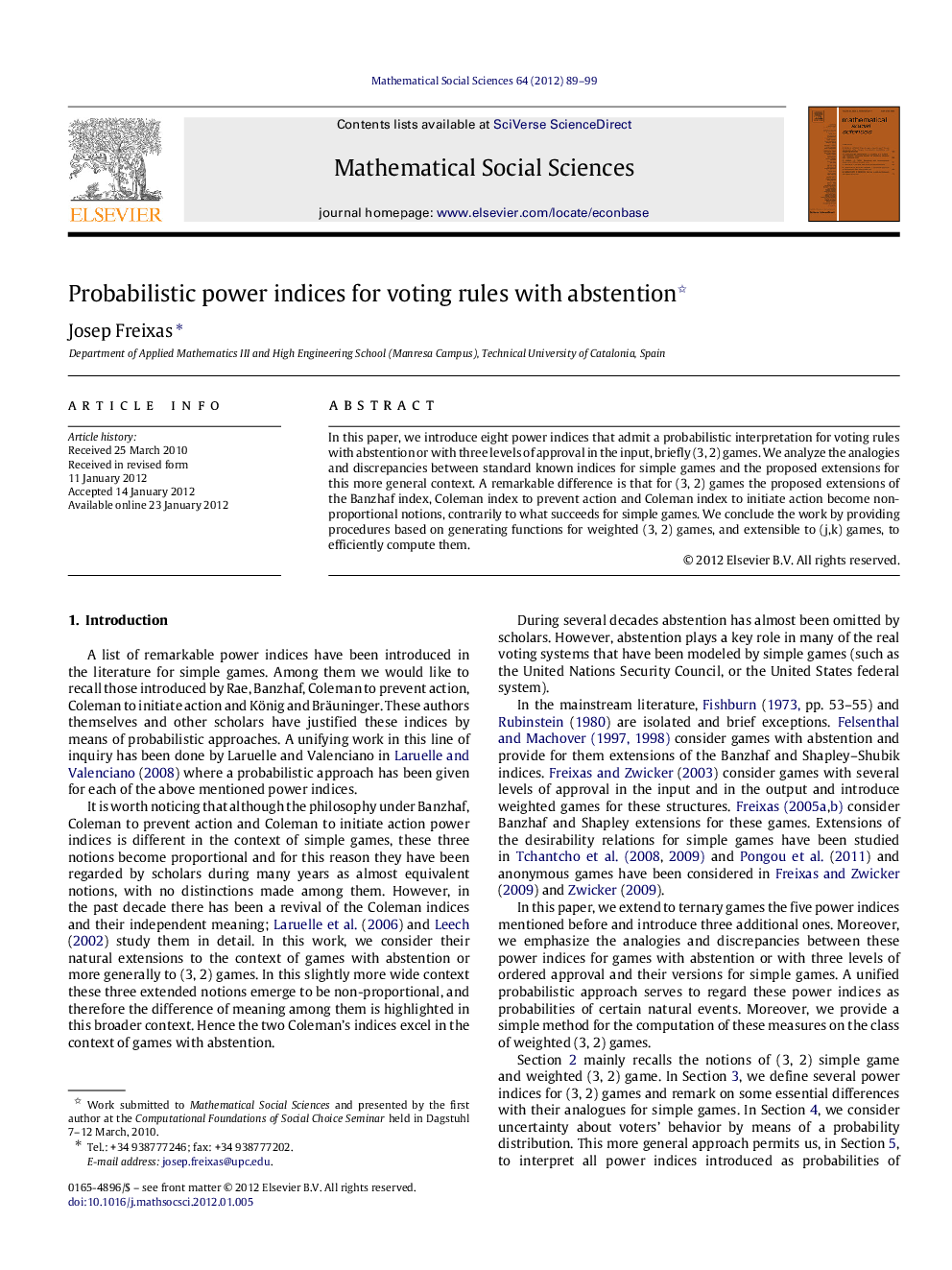 Probabilistic power indices for voting rules with abstention 