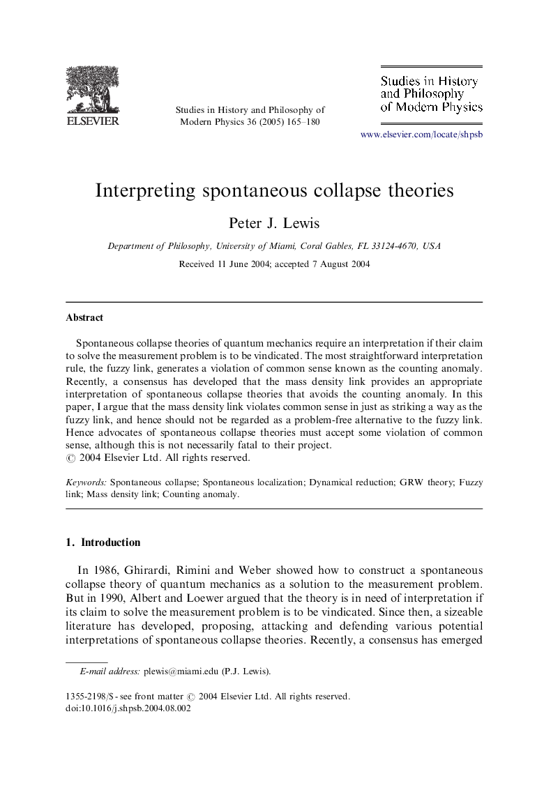 Interpreting spontaneous collapse theories