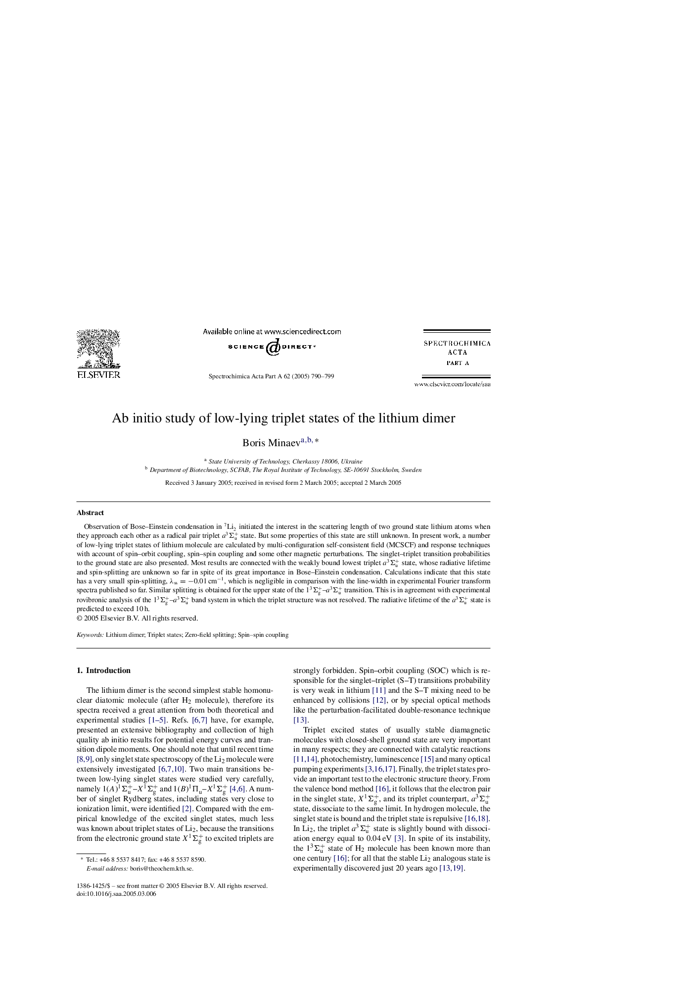 Ab initio study of low-lying triplet states of the lithium dimer