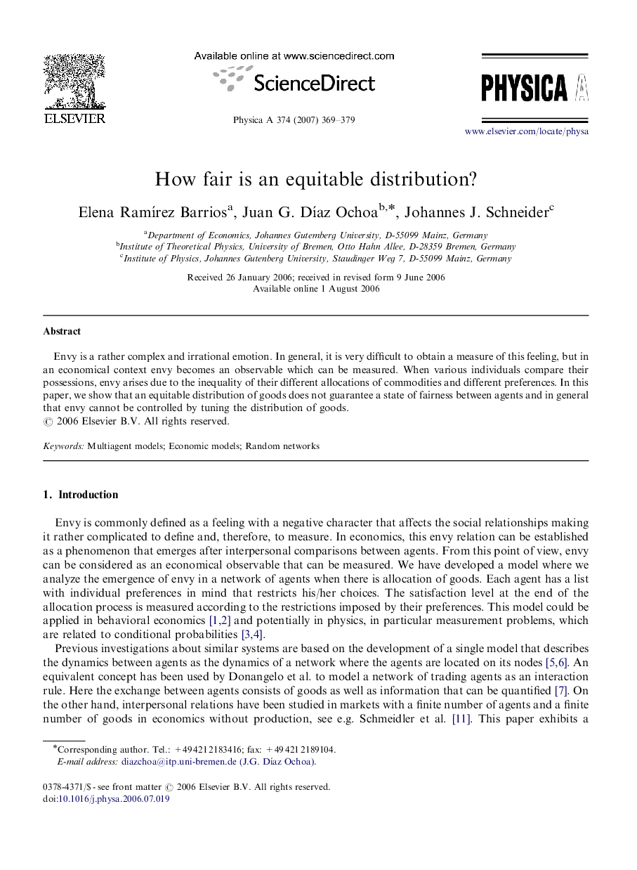 How fair is an equitable distribution?