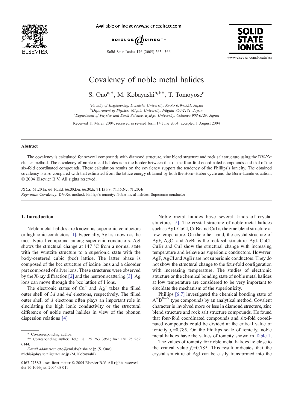 Covalency of noble metal halides