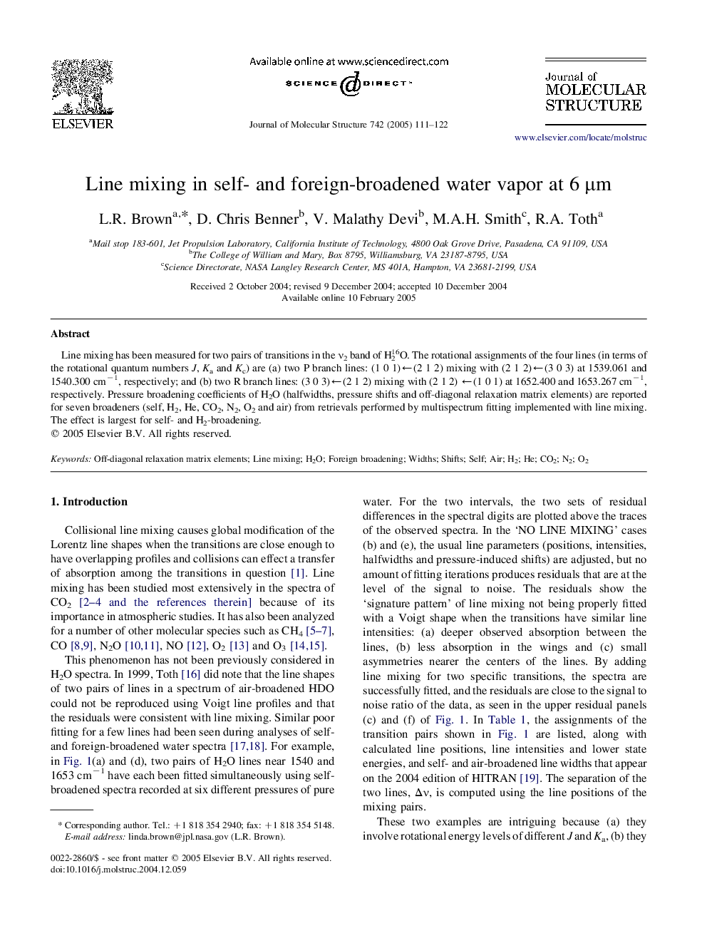 Line mixing in self- and foreign-broadened water vapor at 6Â Î¼m