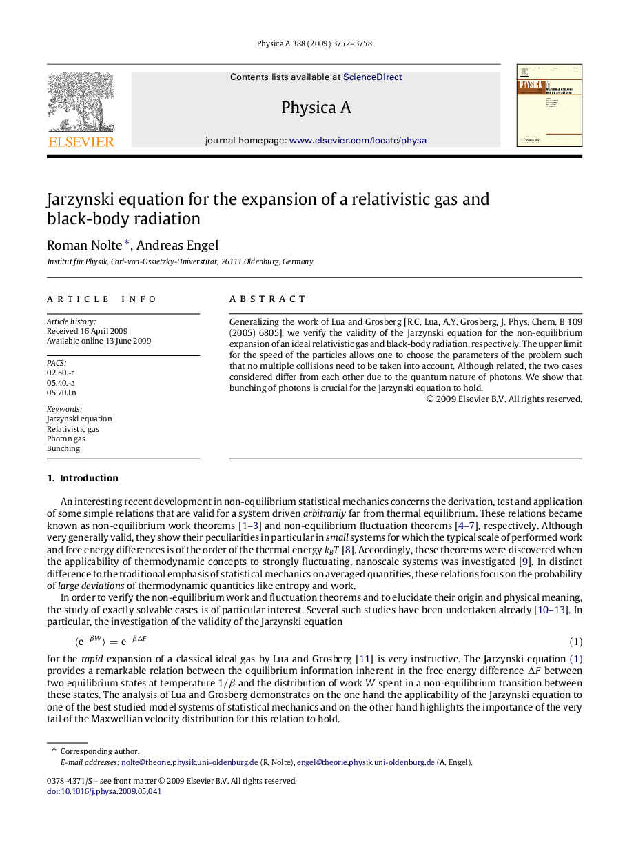 Jarzynski equation for the expansion of a relativistic gas and black-body radiation