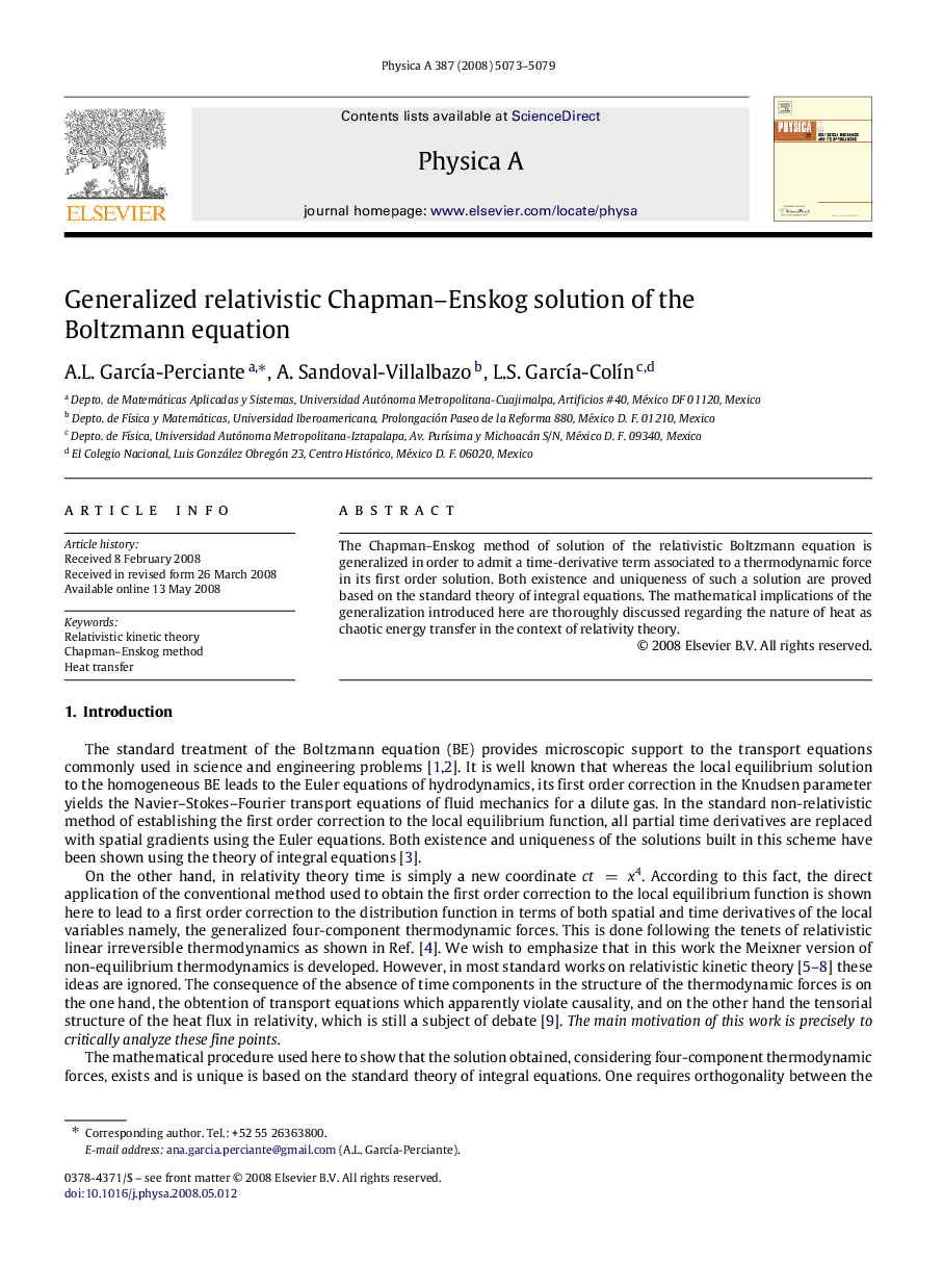 Generalized relativistic Chapman-Enskog solution of the Boltzmann equation