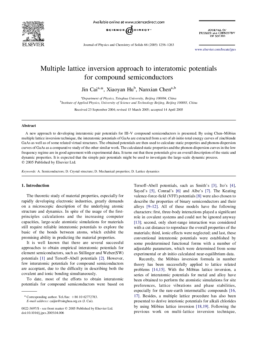 Multiple lattice inversion approach to interatomic potentials for compound semiconductors