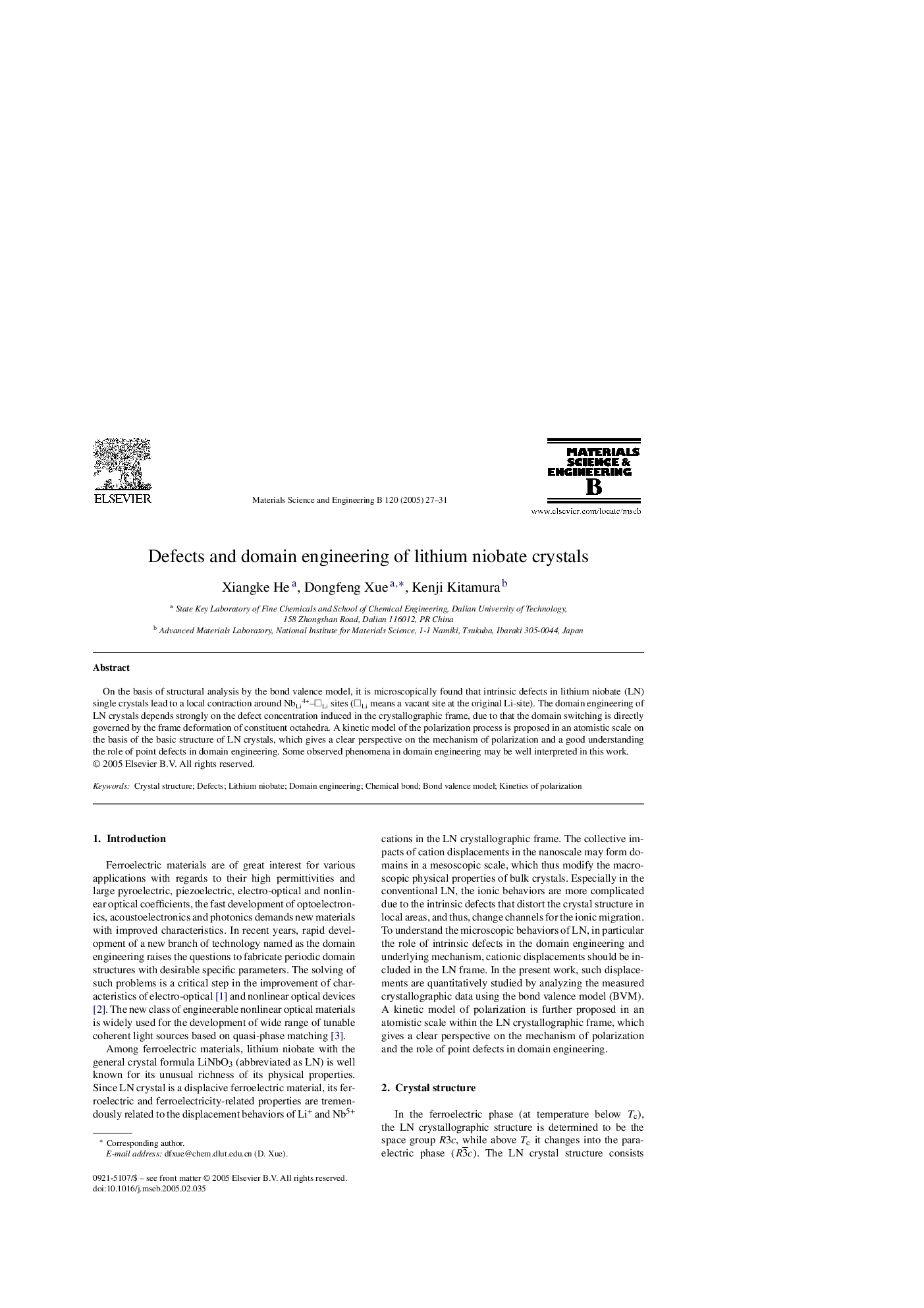 Defects and domain engineering of lithium niobate crystals