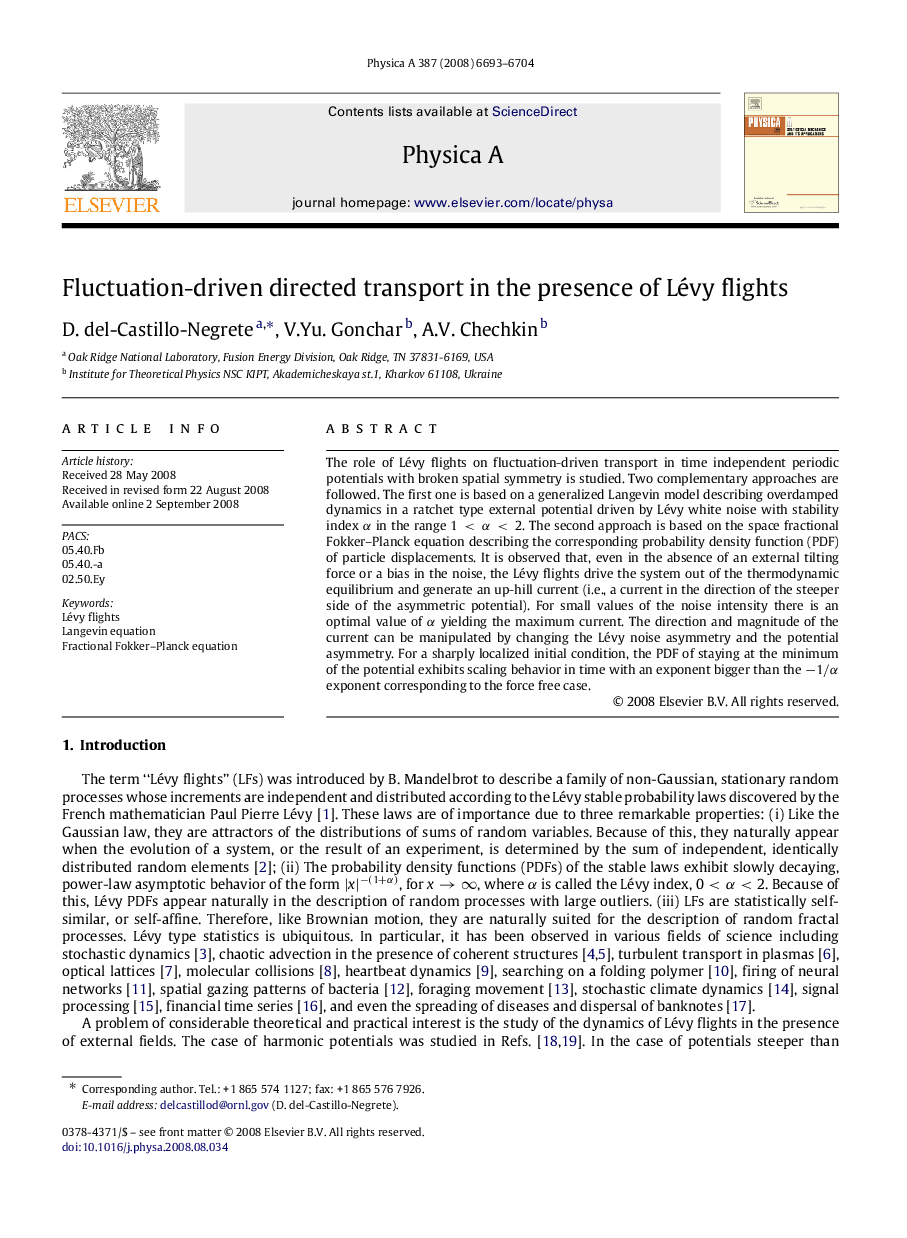 Fluctuation-driven directed transport in the presence of Lévy flights