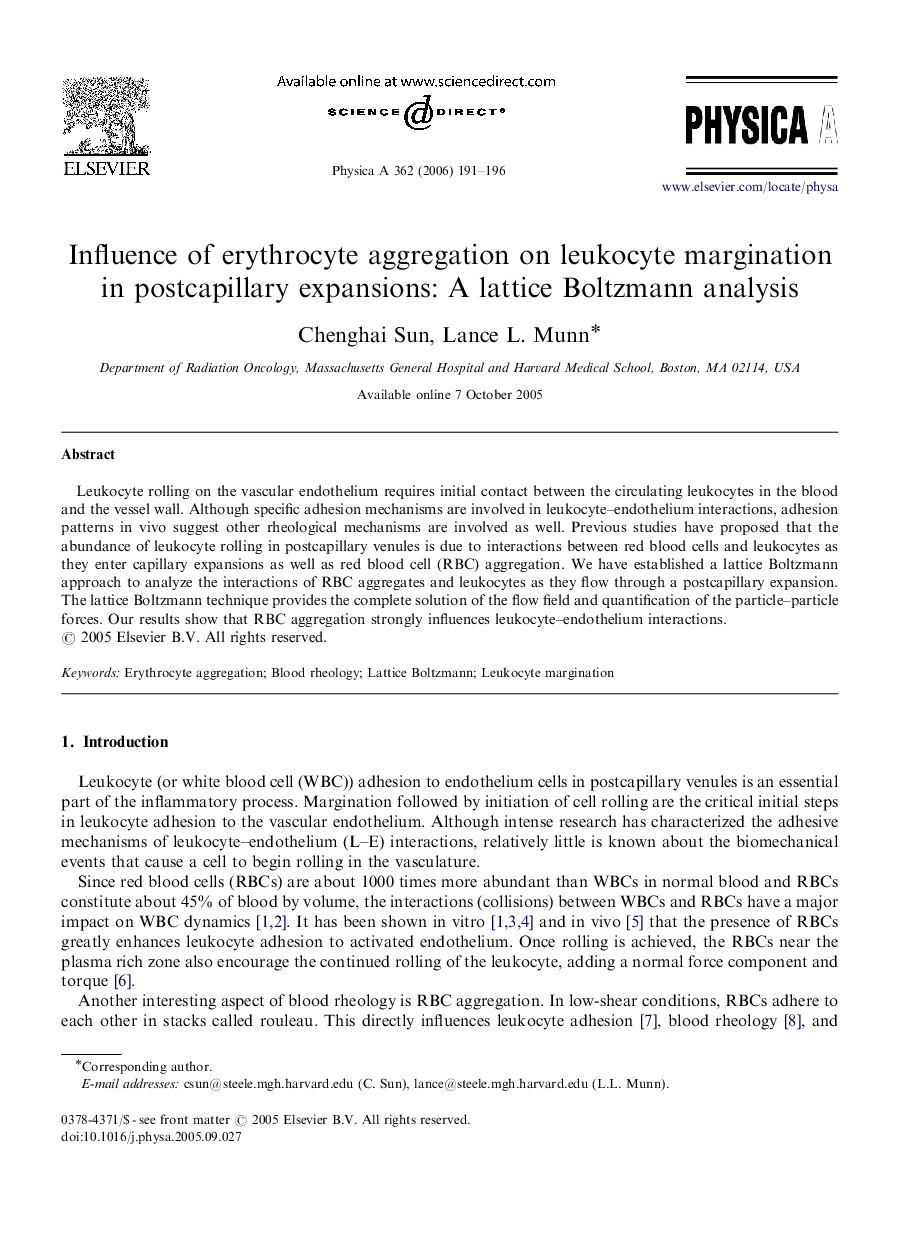 Influence of erythrocyte aggregation on leukocyte margination in postcapillary expansions: A lattice Boltzmann analysis