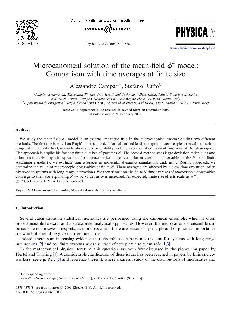 Microcanonical solution of the mean-field Ï4 model: Comparison with time averages at finite size