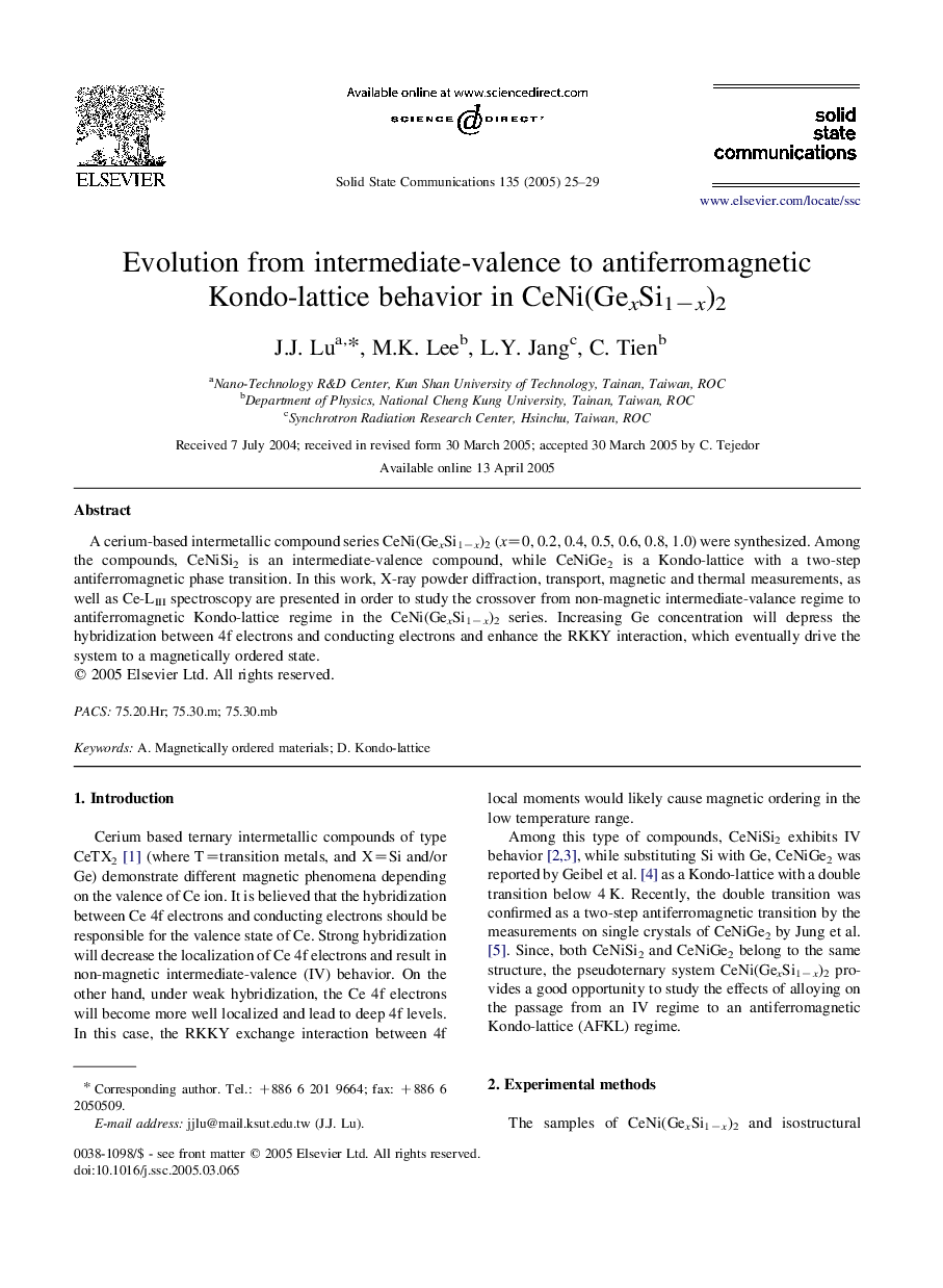 Evolution from intermediate-valence to antiferromagnetic Kondo-lattice behavior in CeNi(GexSi1âx)2