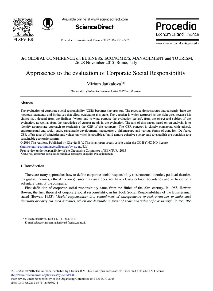 روش‌هایی برای ارزیابی مسئولیت اجتماعی شرکت ها 