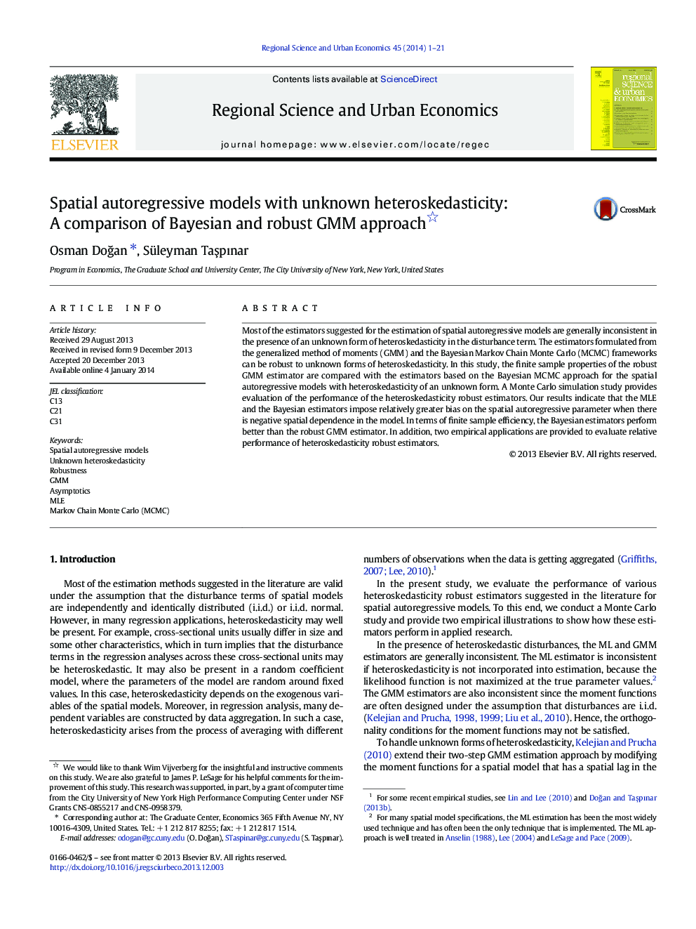 Spatial autoregressive models with unknown heteroskedasticity: A comparison of Bayesian and robust GMM approach 