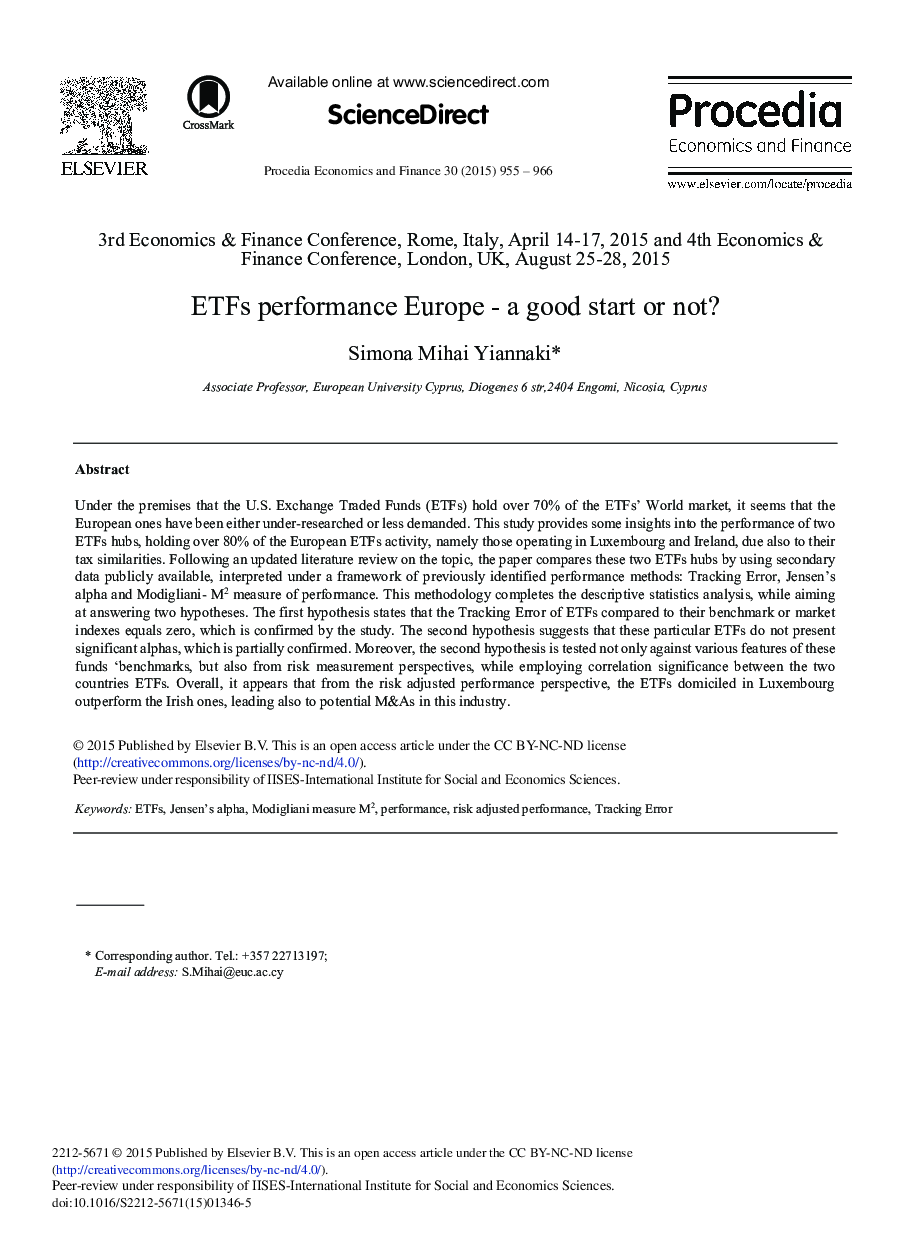 ETFs Performance Europe - A Good Start or Not? 